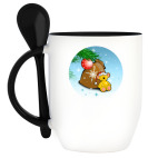 Кружка с ложкой