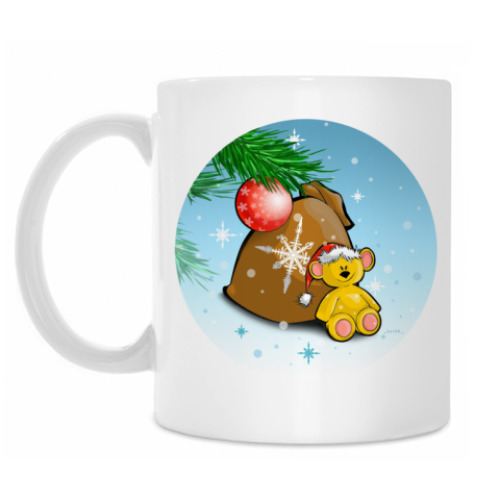 Кружка с принтом Новый Год