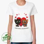 Женская футболка органик