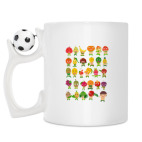 Кружка с футбольным мячиком