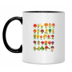 Кружка двухцветная