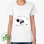 Женская футболка органик