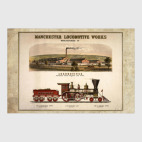 Постер 20 х 30 см Паровоз