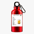 Металлическая бутылка 400 мл UV-DTF