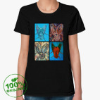 Женская футболка органик