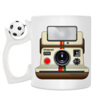 Кружка с футбольным мячиком