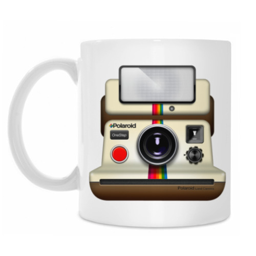 Кружка с принтом Полароид