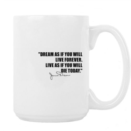 Кружка с принтом James Dean Джеймс Дин