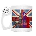 Кружка с футбольным мячиком