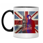 Кружка двухцветная