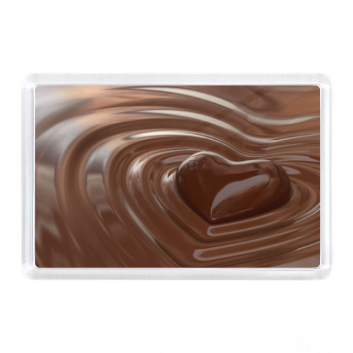 Магнит с принтом  Шоколад