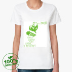 Женская футболка органик