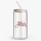 Банка с бамбуковой крышкой