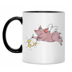 Кружка двухцветная