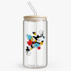 Банка с бамбуковой крышкой