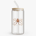 Банка с бамбуковой крышкой