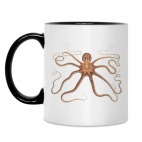 Кружка двухцветная