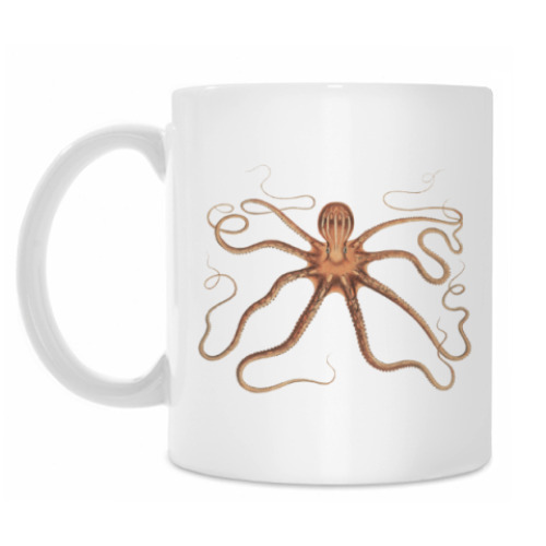 Кружка с принтом Осьминог