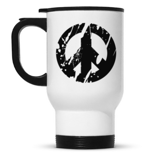 Кружка-термос с принтом Make love