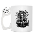 Кружка с футбольным мячиком