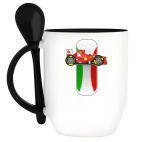 Кружка с ложкой