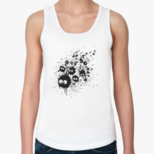 Женская майка с принтом Пыльные зайчики