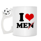 Кружка с футбольным мячиком