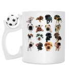 Кружка с футбольным мячиком