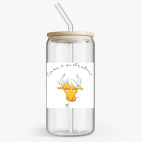 Банка с бамбуковой крышкой