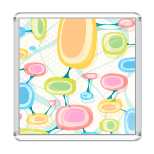 Магнит с принтом  ПОП АРТ