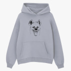 Толстовка худи оверсайз