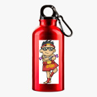 Металлическая бутылка 400 мл UV-DTF