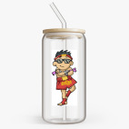 Банка с бамбуковой крышкой