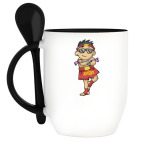 Кружка с ложкой