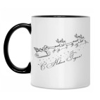 Кружка двухцветная