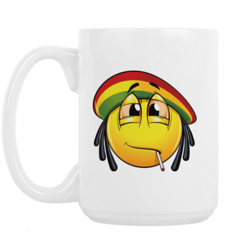 Кружка с принтом Растаман