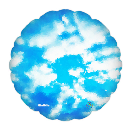 Подушка с принтом Облака