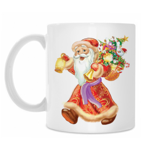 Кружка с принтом Дед Мороз