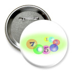 Значок 75 мм  'Семёрочка'