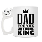 Кружка с футбольным мячиком