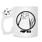 Кружка с футбольным мячиком