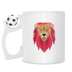 Кружка с футбольным мячиком