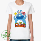 Женская футболка органик