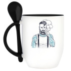 Кружка с ложкой