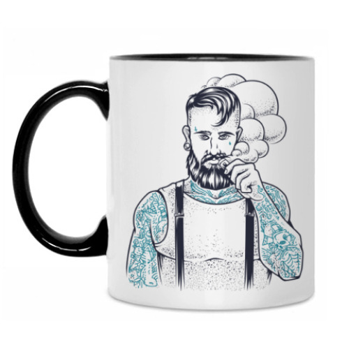 Кружка с принтом Вейп