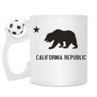 Кружка с футбольным мячиком