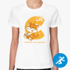 Женская спортивная футболка