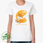 Женская футболка органик