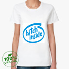 Женская футболка органик