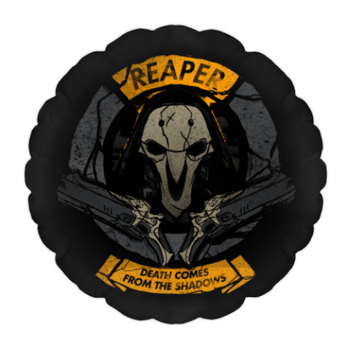 Подушка с принтом Overwatch Reaper Gabriel Reyes
